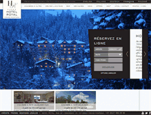 Tablet Screenshot of hotel-royal.ch